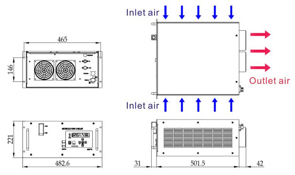 Air Cooled Chillers HC003 (5U) Series 